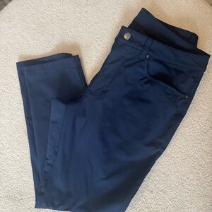 Lululemon Navy Blue ABC Slim-Fit 5 Pocket Pant Warpstreme 34x28